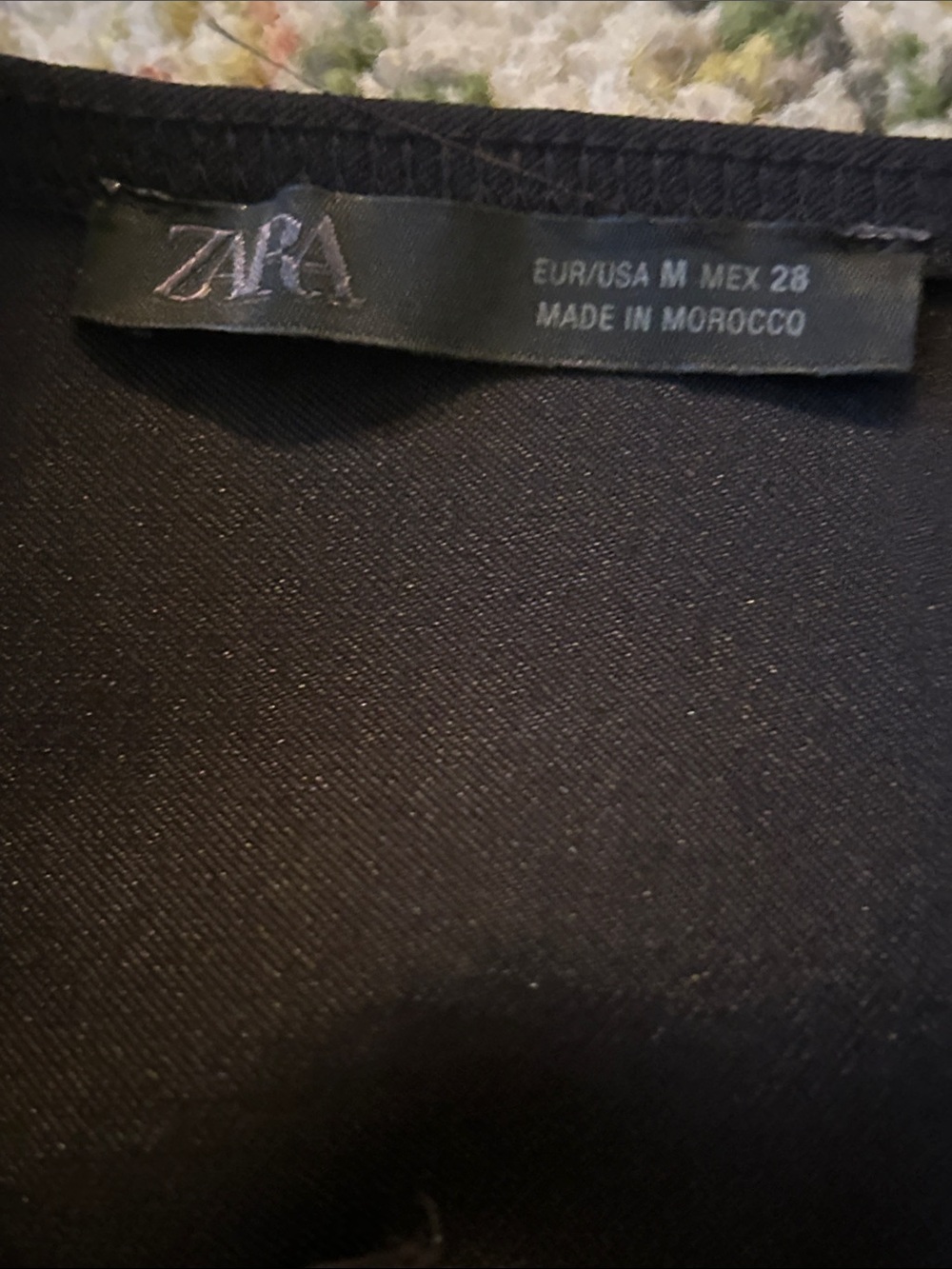 Black Strapless Shirt - zara - Picture 5 of 5